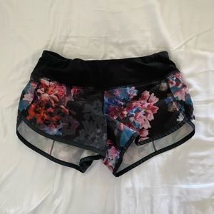 Lululemon floral shorts